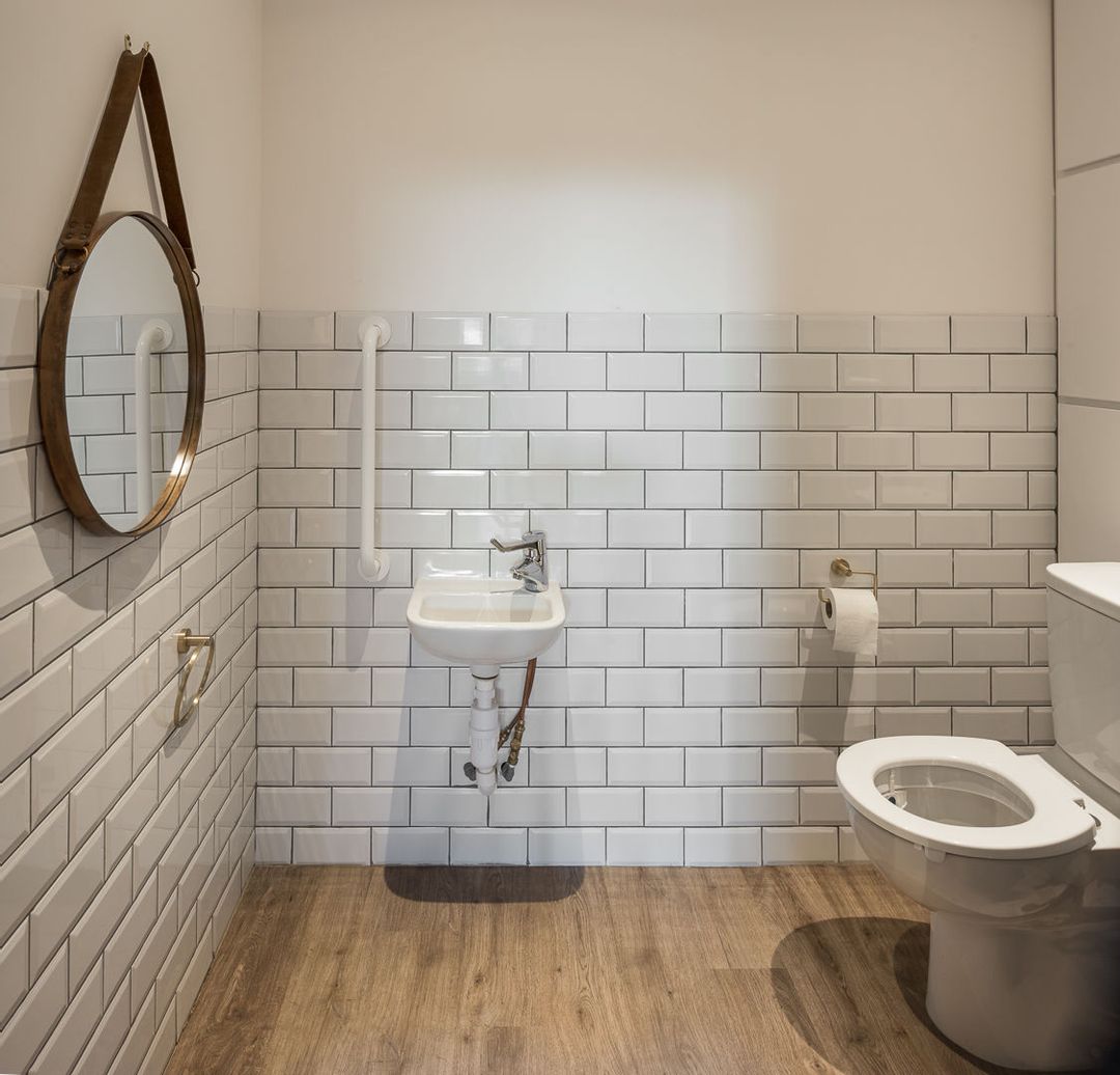 Camira's superbly elegant WC in their Clerkenwell showroom