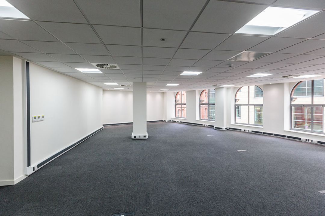 Empty office space facing North - Primary Capital, Manchester